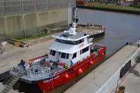 Wind farm service vessel fun tita