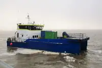 Wind farm service vessel fun tita