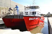 Wind farm service vessel fun tita