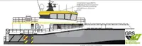 Wind farm service vessel fun tita