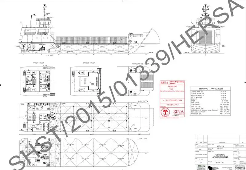 Ọkọ omi Landing, Tank fún tà
