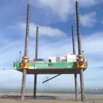 Jack-up drilling rig fun tita