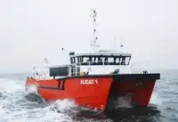 Wind farm service vessel fun tita